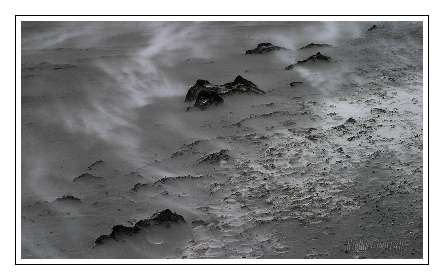 Foto - Bild- Strandsturm, Nordstrand, NP Vorpommersche Boddenlandschaft